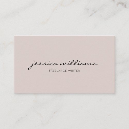 Minimalist Modern Calligraphy Appointment