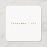 Minimalist Modern Calling Card