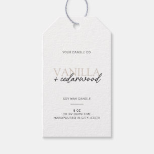 Minimalist Modern Candle Label