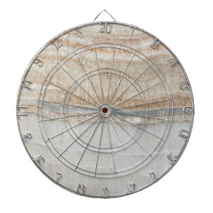 minimalist modern chic beige tan white grey marble dart board