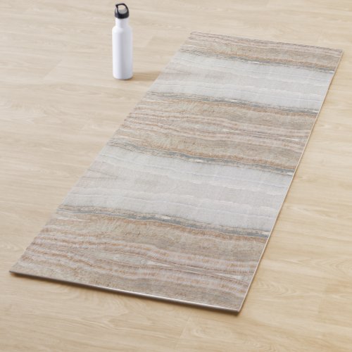 minimalist modern chic beige tan white grey marble yoga mat