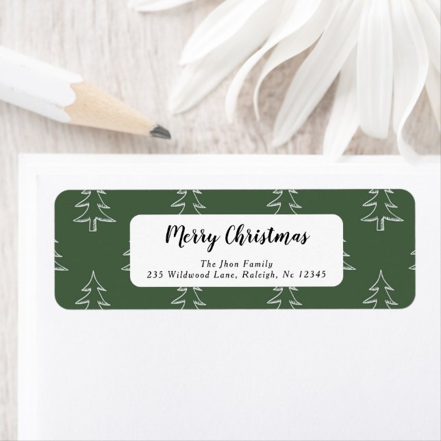Minimalist Modern Christmas Label (Insitu)