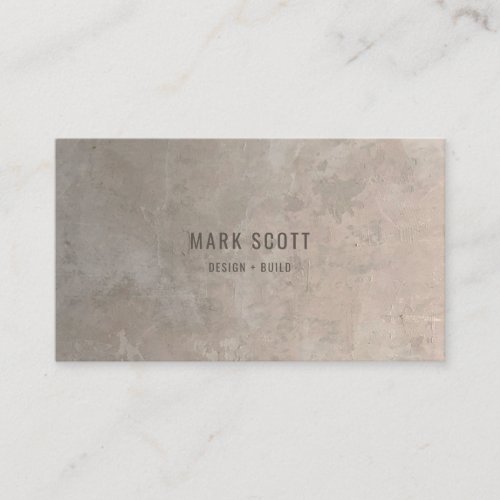 Minimalist Modern Construction Business Card
