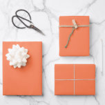 Minimalist Modern Coral Orange Wrapping Paper Sheets<br><div class="desc">Introducing our Minimalist Modern Coral Orange Wrapping Paper Sheets, a sophisticated choice for your gift-wrapping needs. This wrapping paper features a clean and contemporary design in a coral orange shade, ideal for adding a touch of elegance to any present. Whether for birthdays, holidays, or special occasions, its minimalist style ensures...</div>