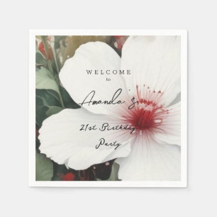 Minimalist Modern Cute Birthday Party Napkins