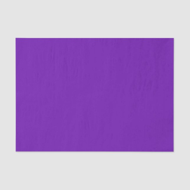Minimalist Modern Deep Purple Tissue Paper (Front)
