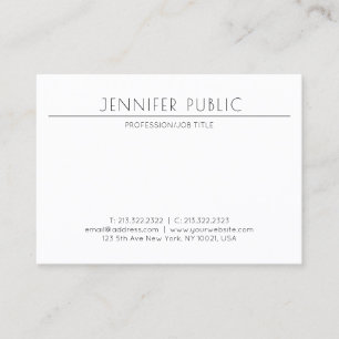 Minimalist Modern Design Elegant Professional Business Card