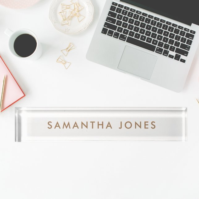 Minimalist Modern Desk Name Plate Nameplate (Minimalist Modern Desk Name Plate Nameplate
)