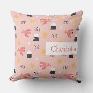 Minimalist Modern Editable Inscription Custom Throw Pillow