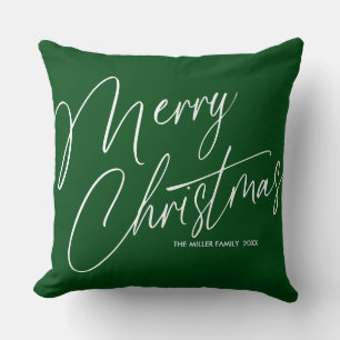 Minimalist Modern Editable Inscription Custom Throw Pillow