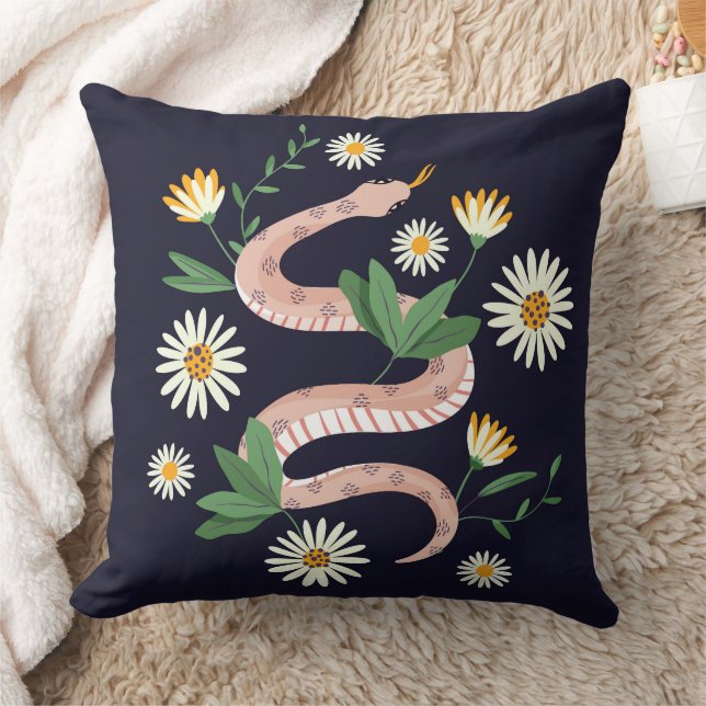  Minimalist Modern Editable Inscription Custom  Throw Pillow (Blanket)