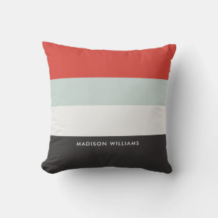  Minimalist Modern Editable Inscription Custom  Throw Pillow