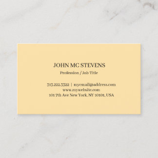Minimalist Modern Elegant Business Card
