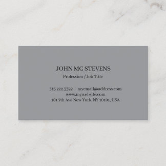 Minimalist Modern Elegant Business Card