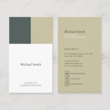 minimalist modern elegant green consultant