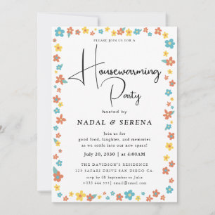 Minimalist Modern Elegant Housewarming Party Invitation
