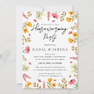 Minimalist Modern Elegant Housewarming Party Invitation