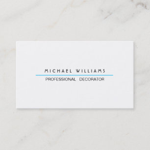 MINIMALIST MODERN ELEGANT METAL PROFESSIONAL BUSINESS CARD
