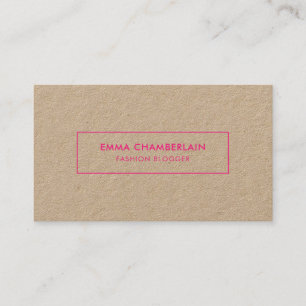 Minimalist Modern Elegant Neon Business Card