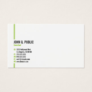 Minimalist Modern Elegant Professional Business Card