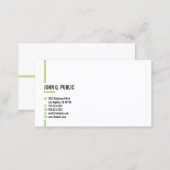 Minimalist Modern Elegant Professional Business Card (Front/Back)