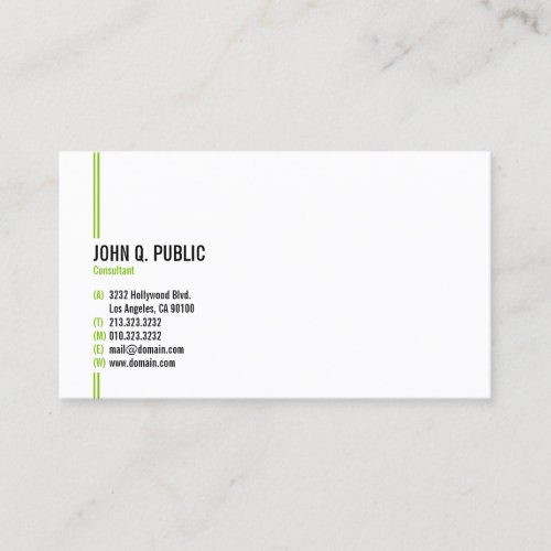 Simple Modern Business Cards