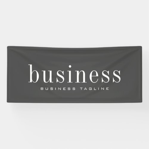 Minimalist Modern Elegant Simple Business Name Banner