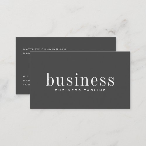 Minimalist Modern Elegant Simple Scan QR Code Business Card