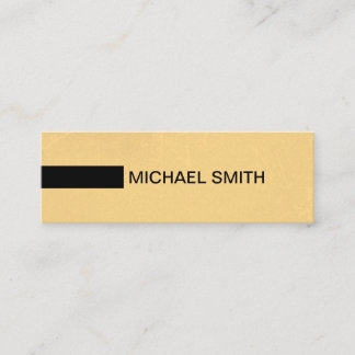 Minimalist Modern Elegant Vintage #3 Mini Business Card