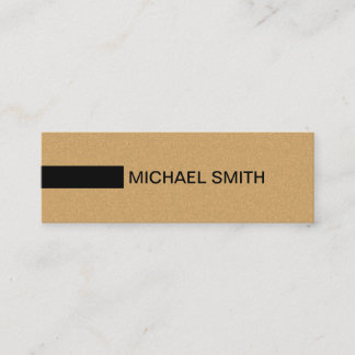 Minimalist Modern Elegant Vintage Mini Business Card