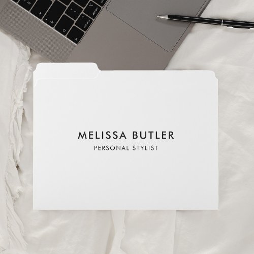 Minimalist Modern File Folder