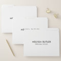 Minimalist Modern File Folder | Zazzle