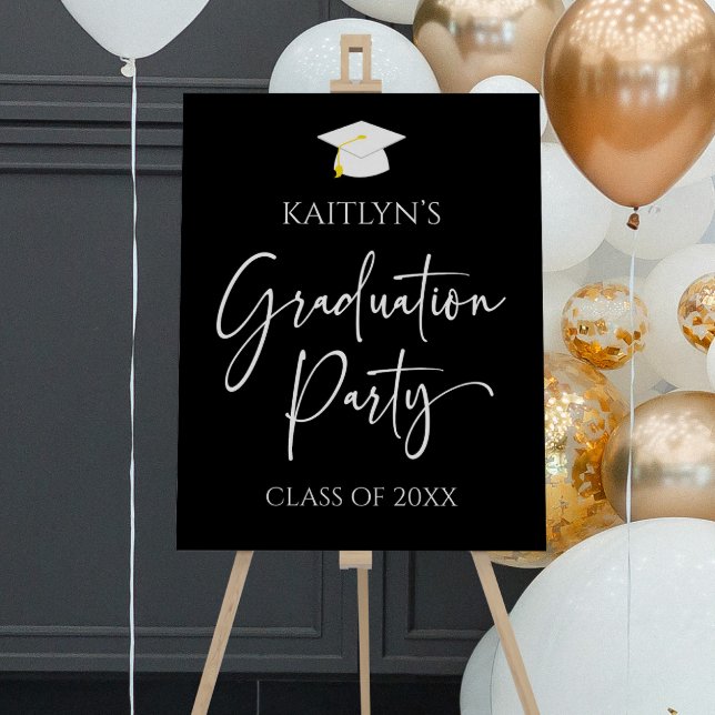 Minimalist Modern Graduation Party Welcome Sign (Creator Uploaded)