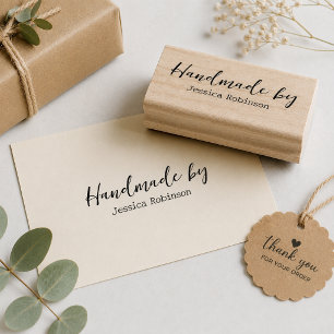 Minimalist Modern Handmade By Custom Rubber Stamp