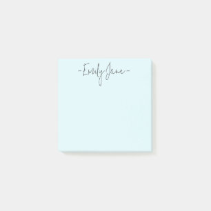 Minimalist Modern Handwriting Script Post-it Notes