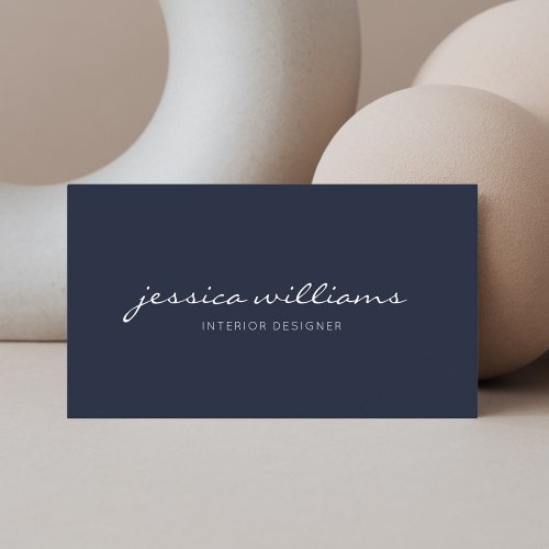 Minimalist Modern Handwritten Professional Business Card