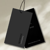 Business Minimalist Brand Name Clothing Hang Tag