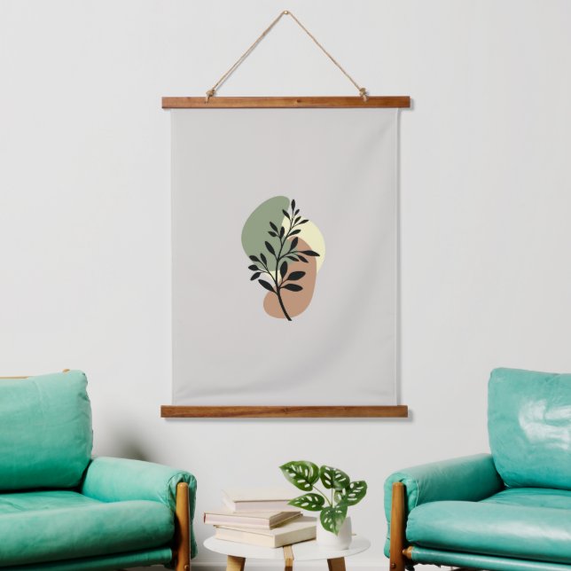 Minimalist modern  hanging tapestry (Living Room)