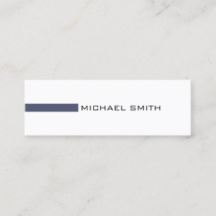 Minimalist Modern Independence Professional Mini Business Card