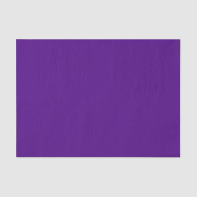 Minimalist Modern Indigo Purple Tissue Paper (Front)