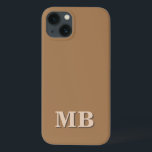 Minimalist Modern Initial Monogram iPhone 13 Case<br><div class="desc">Minimalist Modern Initial Monogram Phone Case. Create your own personalized iPhone Case with custom initial name.</div>