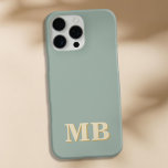 Minimalist Modern Initial Monogram iPhone 16 Pro Max Case<br><div class="desc">Navy Blue Minimalist Modern Initial Monogram Phone Case. Create your own personalized iPhone Case with custom initial name.</div>