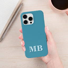 Minimalist Modern Initial Monogram iPhone 13 Case