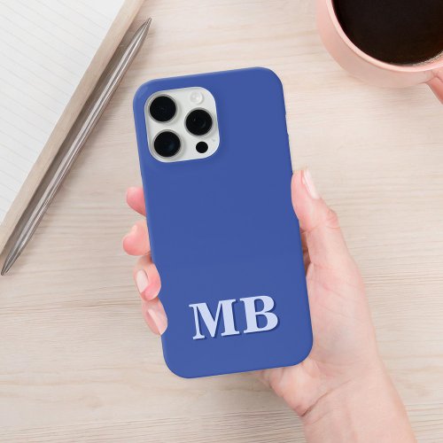 Minimalist Modern Initial Monogram iPhone 13 Case