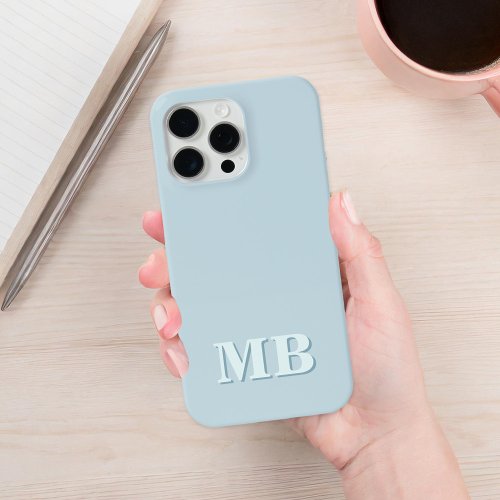 Minimalist Modern Initial Monogram iPhone 13 Case