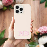 Minimalist Modern Initial Monogram iPhone 13 Case<br><div class="desc">Navy Blue Minimalist Modern Initial Monogram Phone Case. Create your own personalized iPhone Case with custom initial name.</div>