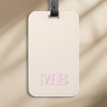 Minimalist Modern Initial Monogram Luggage Tag<br><div class="desc">Minimalist Modern Initial Monogram Luggage Tag. Create your own personalized luggage tag with custom initial name.</div>