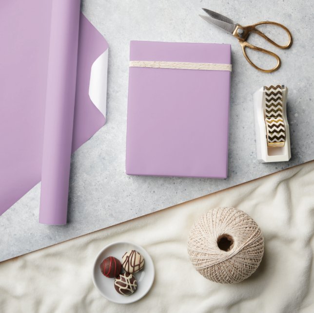 Minimalist Modern Lavender Wrapping Paper (Crafts)