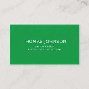 Minimalist Modern Lawncare Landscaping Business Ca Card