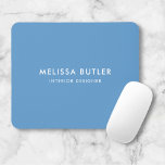 Minimalist Modern Light Blue Mouse Pad<br><div class="desc">Minimalist and modern mouse pad.</div>